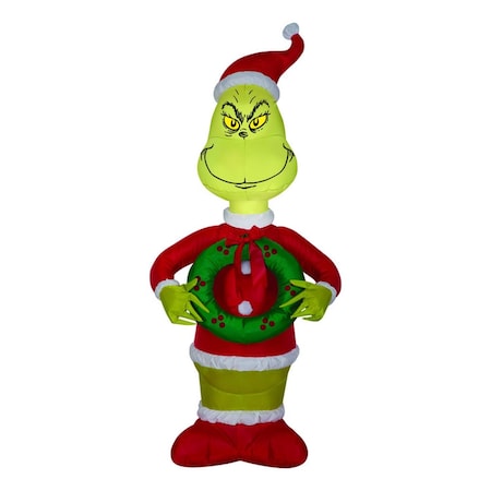 Gemmy Airblown 48 In. Santa Grinch Inflatable